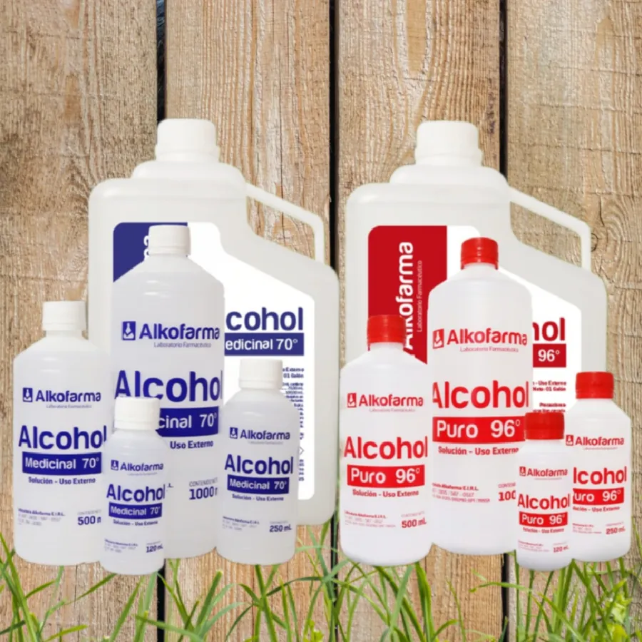 Alcohol líquido medicinal