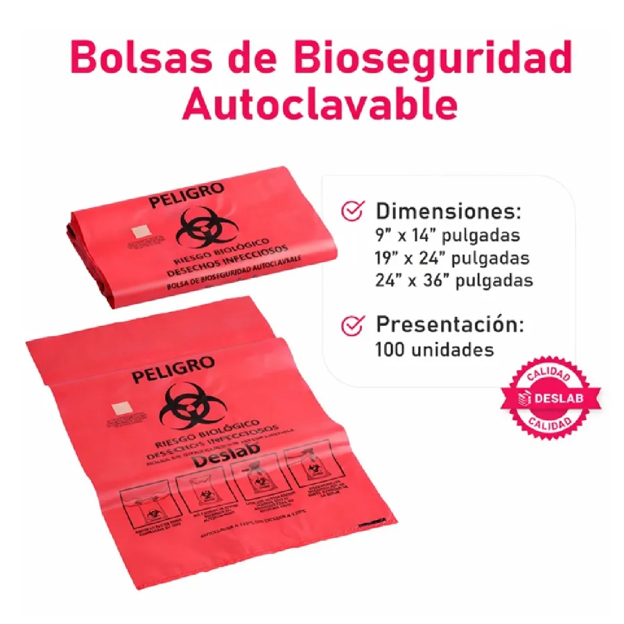 Bolsas autoclavables