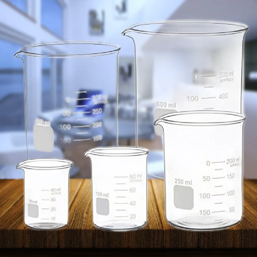 Vaso precipitado de vidrio